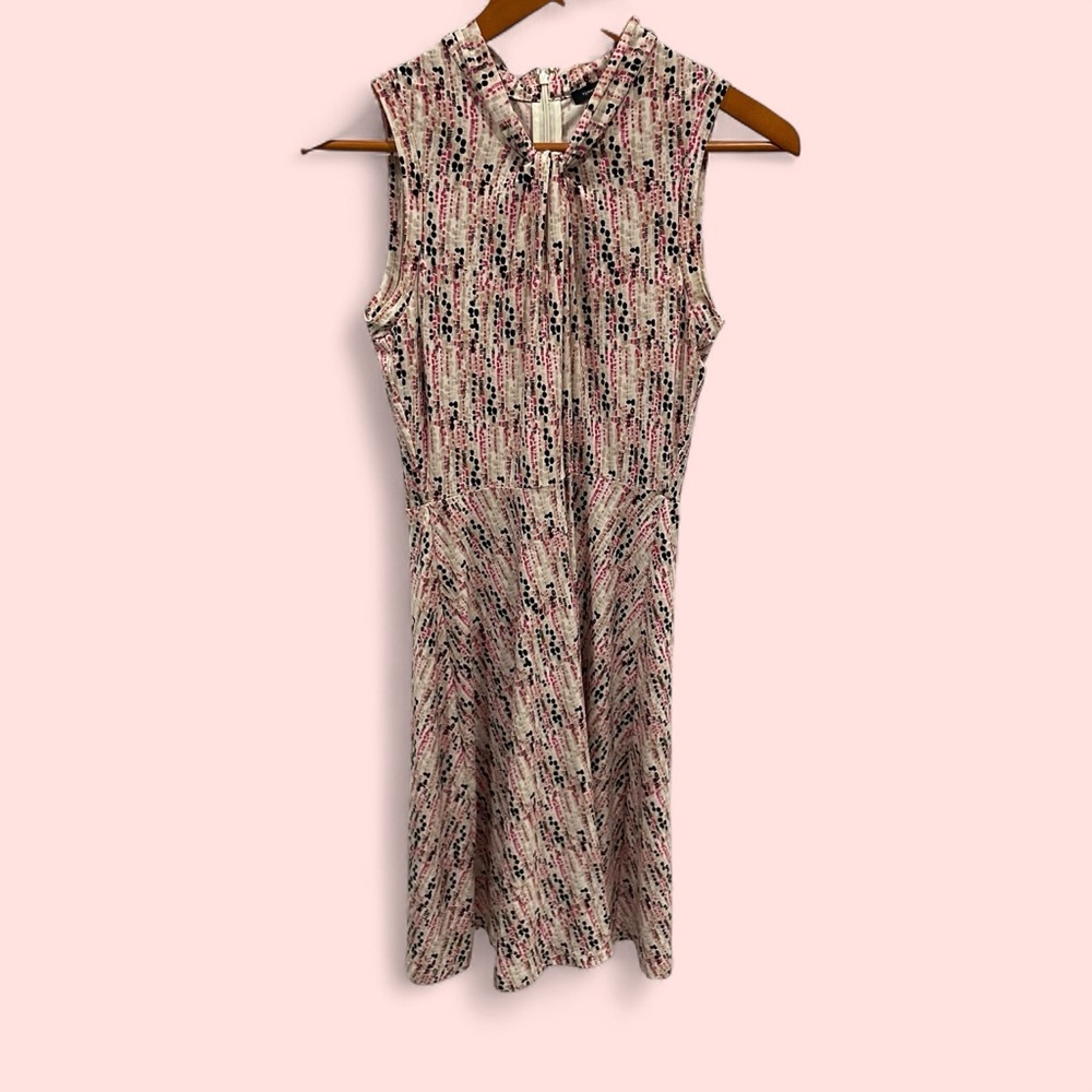 Cute Tommy Hilfiger paint splatter twist neck jersey dress flowy lightweight